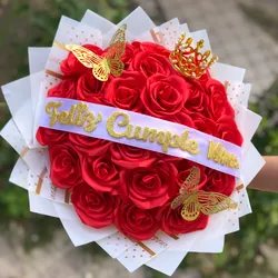 Ramo buchon de 20 Rosas eternas 🎁✨