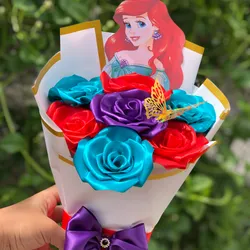 Ramo buchon de 7 rosas eternas 🎁✨