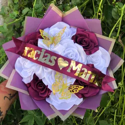 Ramo combinado de rosas eternas🎁✨