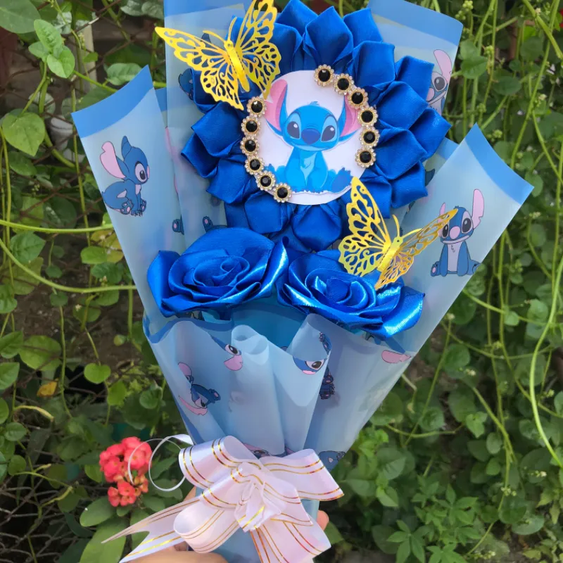 Ramo con temática de Stitch💙🎁 Disponibilidad