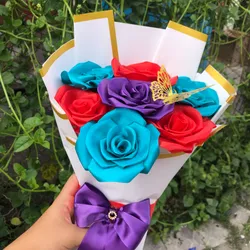 Ramo de 7 rosas eternas 🎁✨Disponibilidad