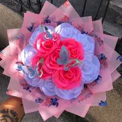 Ramo de rosas personalizado de Ángela 🩷✨🎁