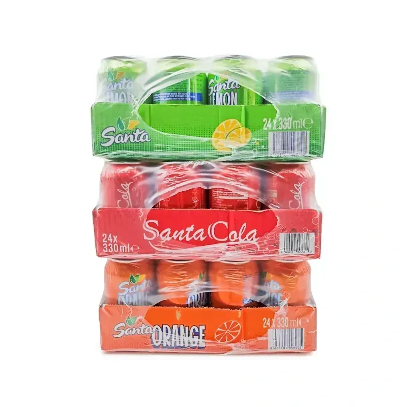 Caja de refresco limón naranja y cola 24u 
