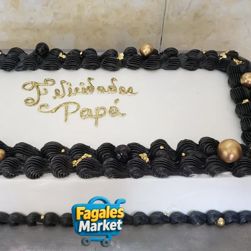 Delicioso cake de 44cmx22cm relleno a gusto