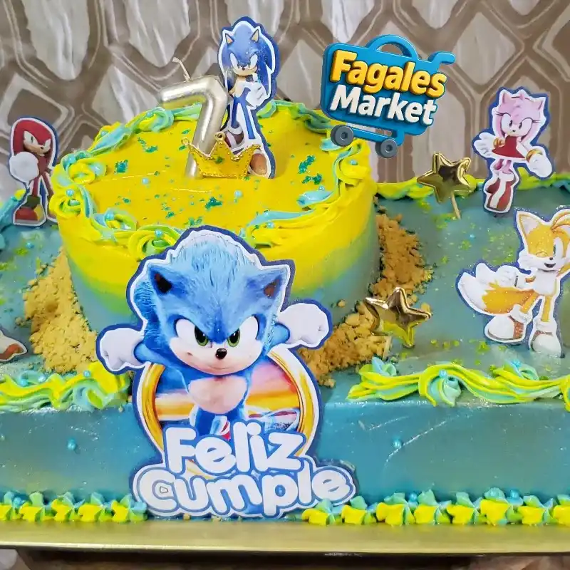 Delicioso cake de dos pisos