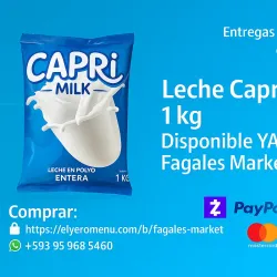 Leche en polvo Capri  1kg alta calidad