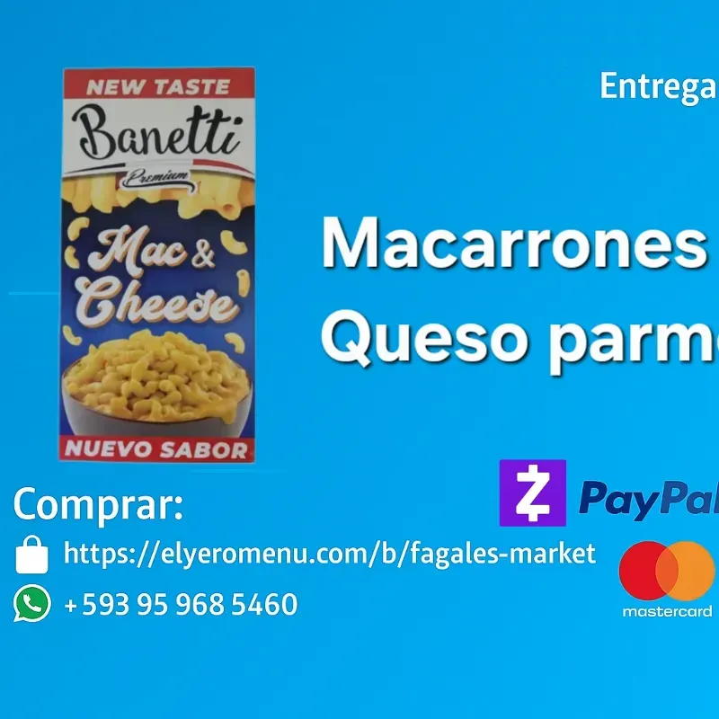 Macarrones con queso 