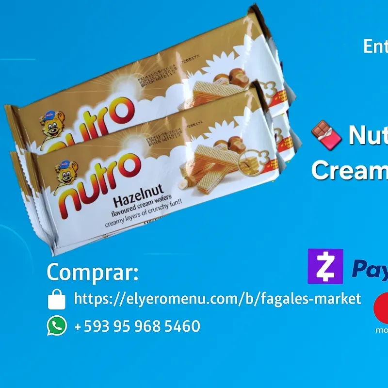 🍫 Nutro Hazelnut Cream Wafers