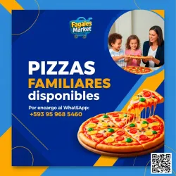 Pizzas disponible por encargo 
