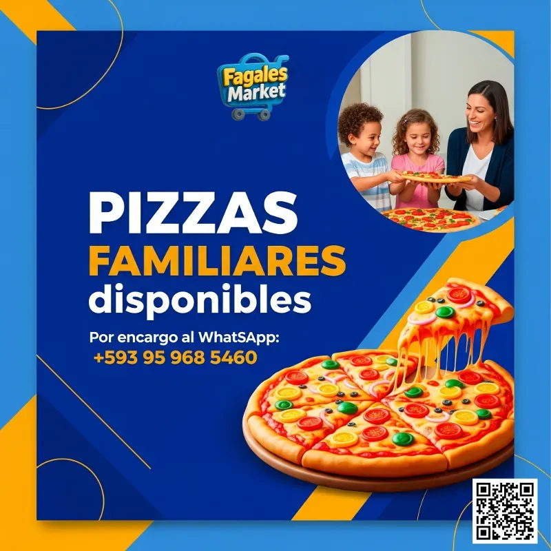 Pizzas disponible por encargo 