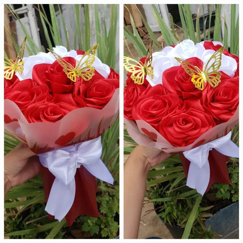 Ramo de 20 rosas eternas con Globo + 1Cake pequeño 