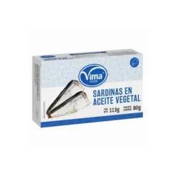 Sardinas en Aceite Vegetal 113g (Vima Foods)