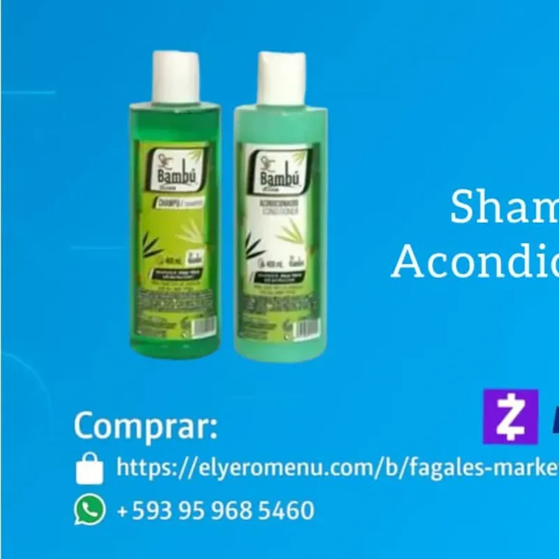 Shmpoo y Acondicionador Bamboo S&C