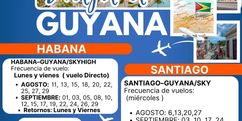 Viajes a Guyana 