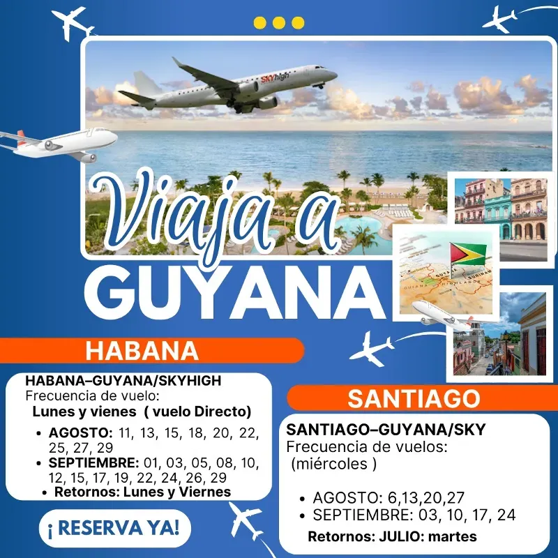 Viajes a Guyana 