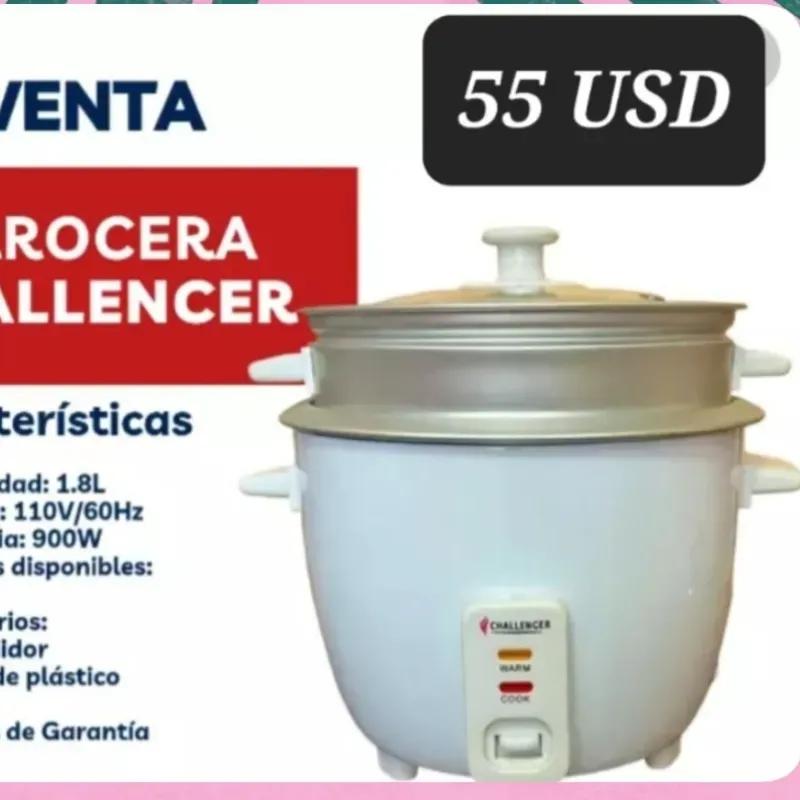 Arrocera con Vaporera Challenger 1.8L