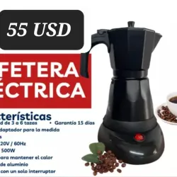 Cafetera Eléctrica 3/6 Tazas