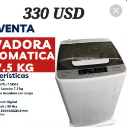Lavadora Automática Milexus 7.5 Kg
