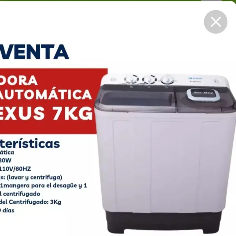 Lavadora Semi-Automatica Milexus 7Kg