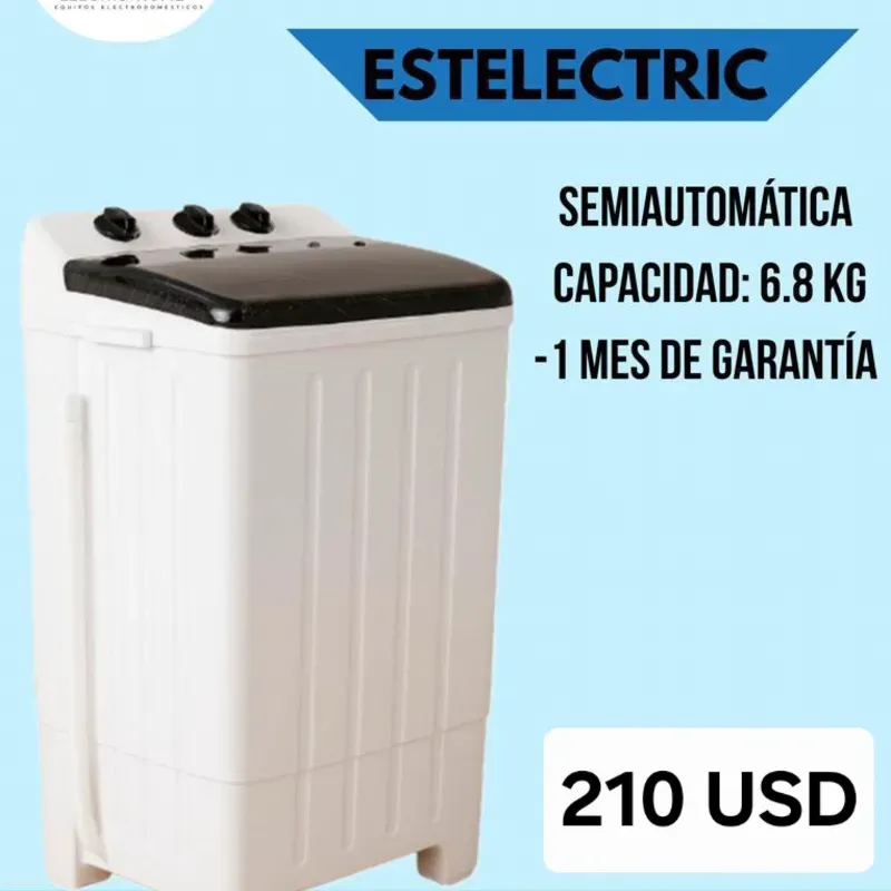 Lavadora Semi-Automatica Stelectric 6.8Kg