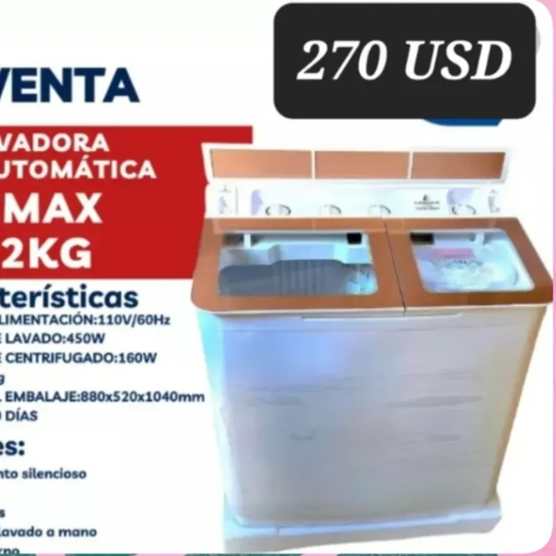 Lavadora Semiautomática Lemax 12Kg 