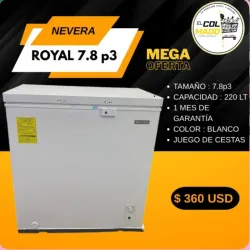 Nevera Royal 7.8 pies 