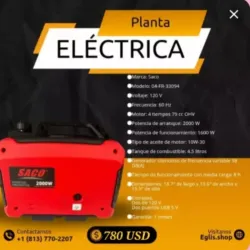 Planta Electrica 2000W 