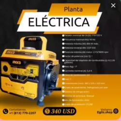 Planta Eléctrica 800w