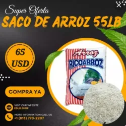 Saco de Arroz 55 Lb