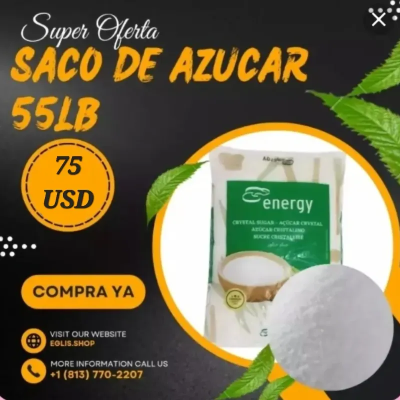Saco de azúcar 55 Lb