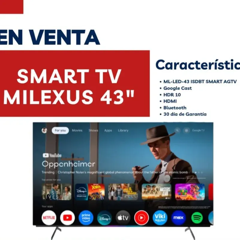 Smart TV Milexus 43"