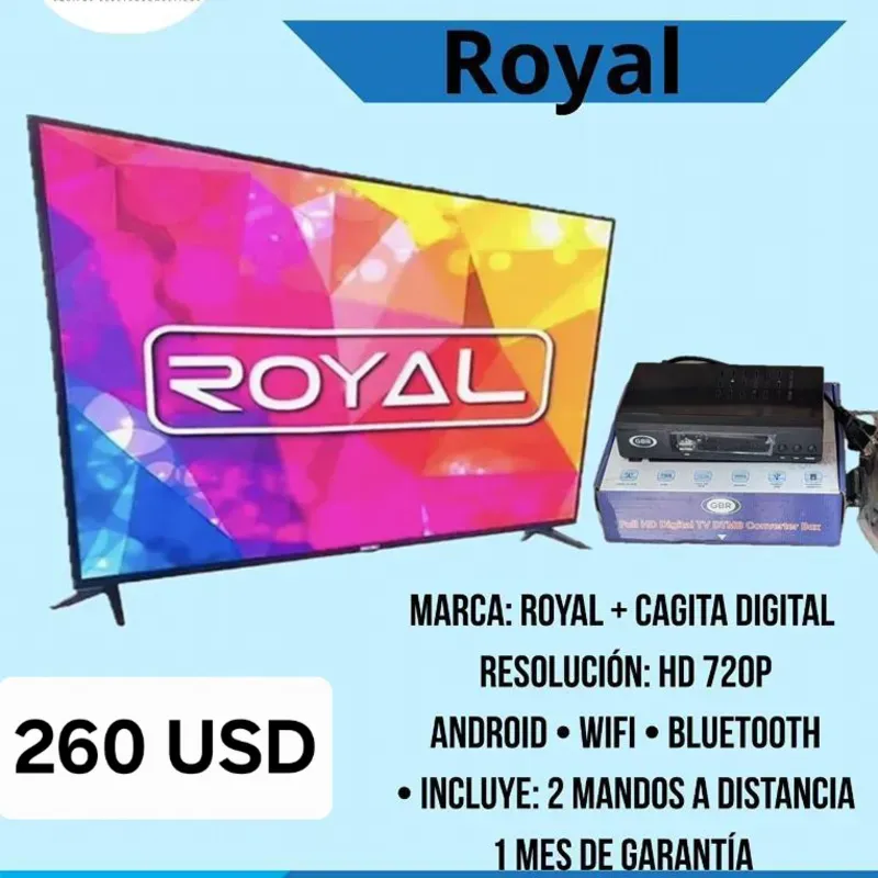 Smart TV Royal 32" + Caja Digital 