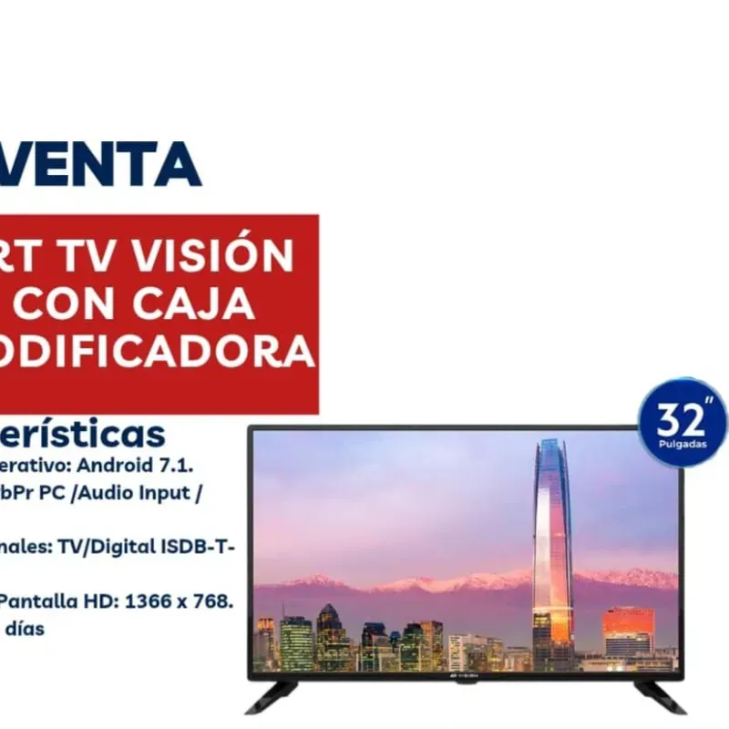 Smart TV Vision 32" con Caja Interna