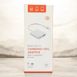 Adaptador Tipo C con doble entrada