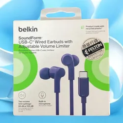 Audífonos BELKIN de cable Tipo C