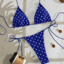 Bikini Azul puntos Azul Claro