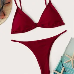 Bikini Rojo Vino