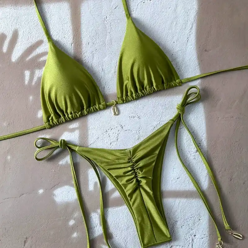 Bikini verde olivo