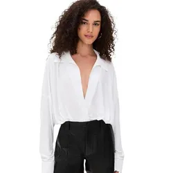 Camisa Blanca Cruzada Talla L