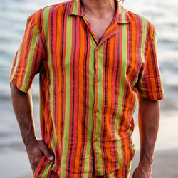 Camisa Zara de Rayas Talla XL