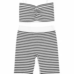 Juego de rayas short y camiseta
