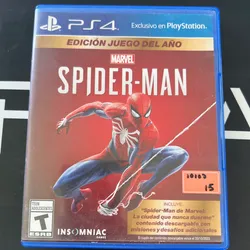 Juego Spiderman PS4