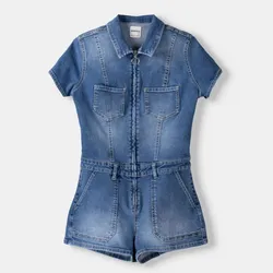 Mono de mezclilla BERSHKA talla S