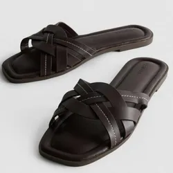 Sandalias Chocolate Primark Trenzadas #36