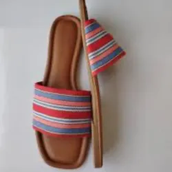 Sandalias de rayas #41