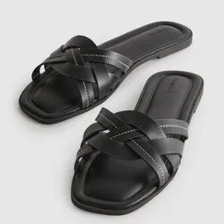 Sandalias Trenzadas Negras Primark #38