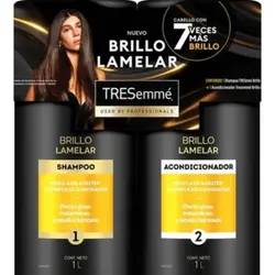 Set Tresemmé brillo lamelar 1 litro