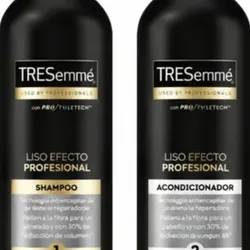 Set tresemmé liso efecto profesional 715 ml