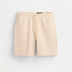 Short de felpa beige Lefties Talla- M/XL