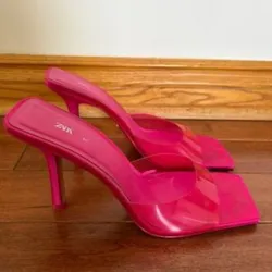 Tacones Rosados Zara #36